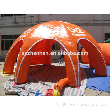 globle sale high quality inflatable advertising tent/inflatable 6-leg show tent
